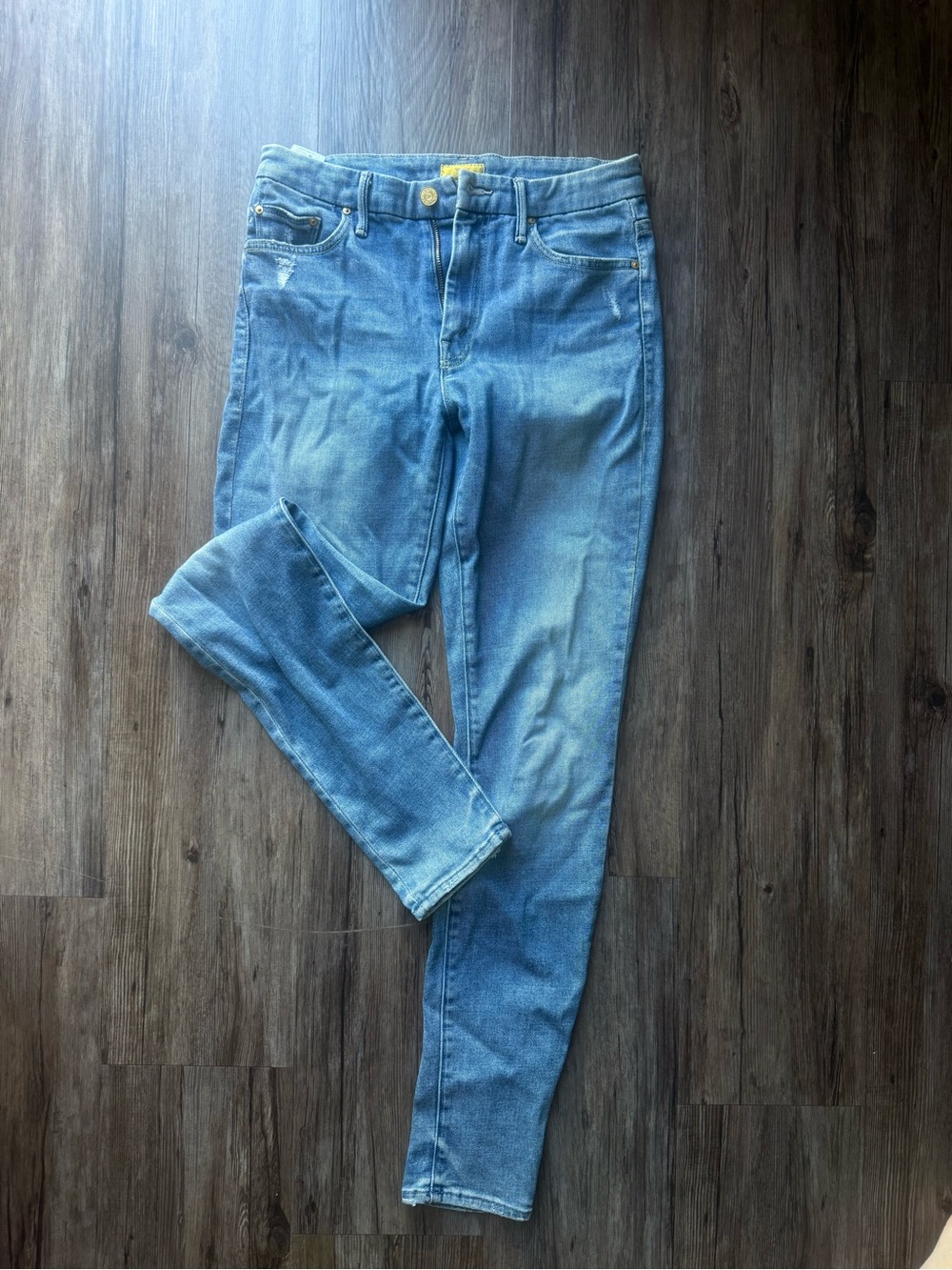 MOTHER Jeans Size 27 Light Wash Skinny Denim
